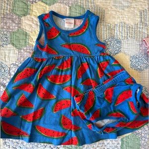 Hanna Andersson Watermelons Tunic/Bloomer Set